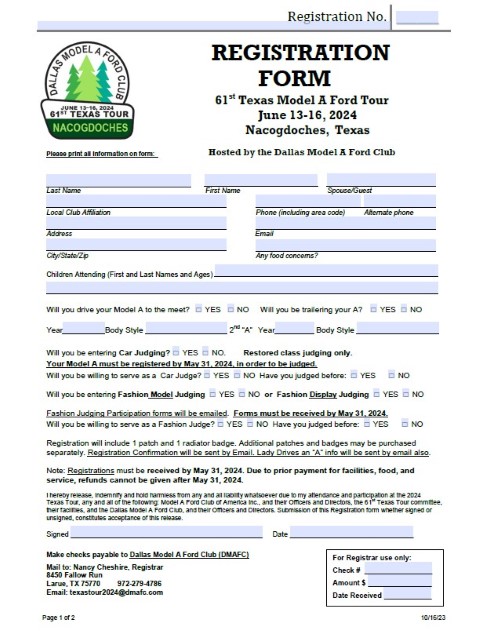 Texas Tour 2024   RegForm 